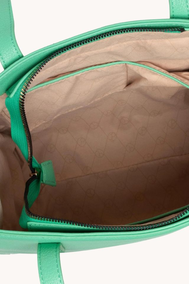 Arzénzöld Nobo kézitáska láncos minitáskával - Katris