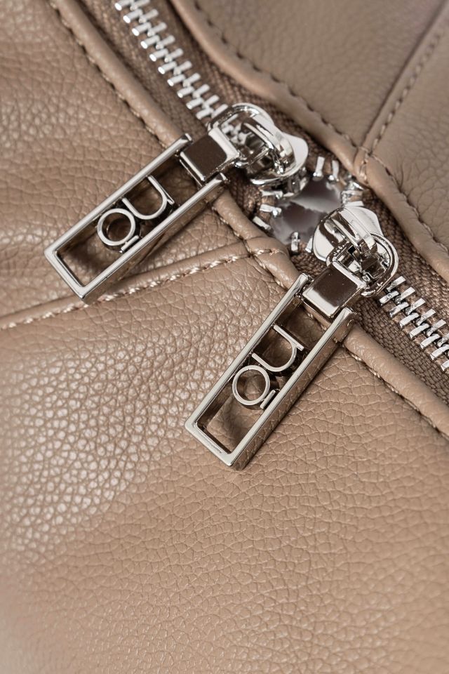 Bézs Nobo táska leopárdmintás vállpánttal - Katris