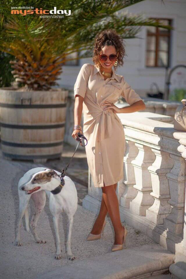 Mystic Day bézs ingruha letisztult nőies változatban - Katris