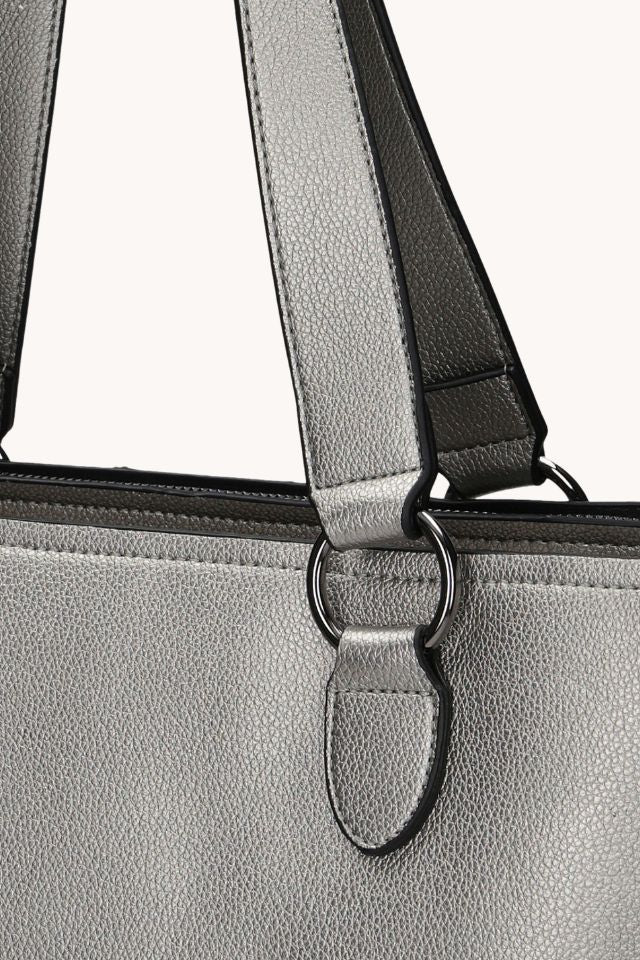 Nobo ezüst színű nagy méretű kézi táska - Katris